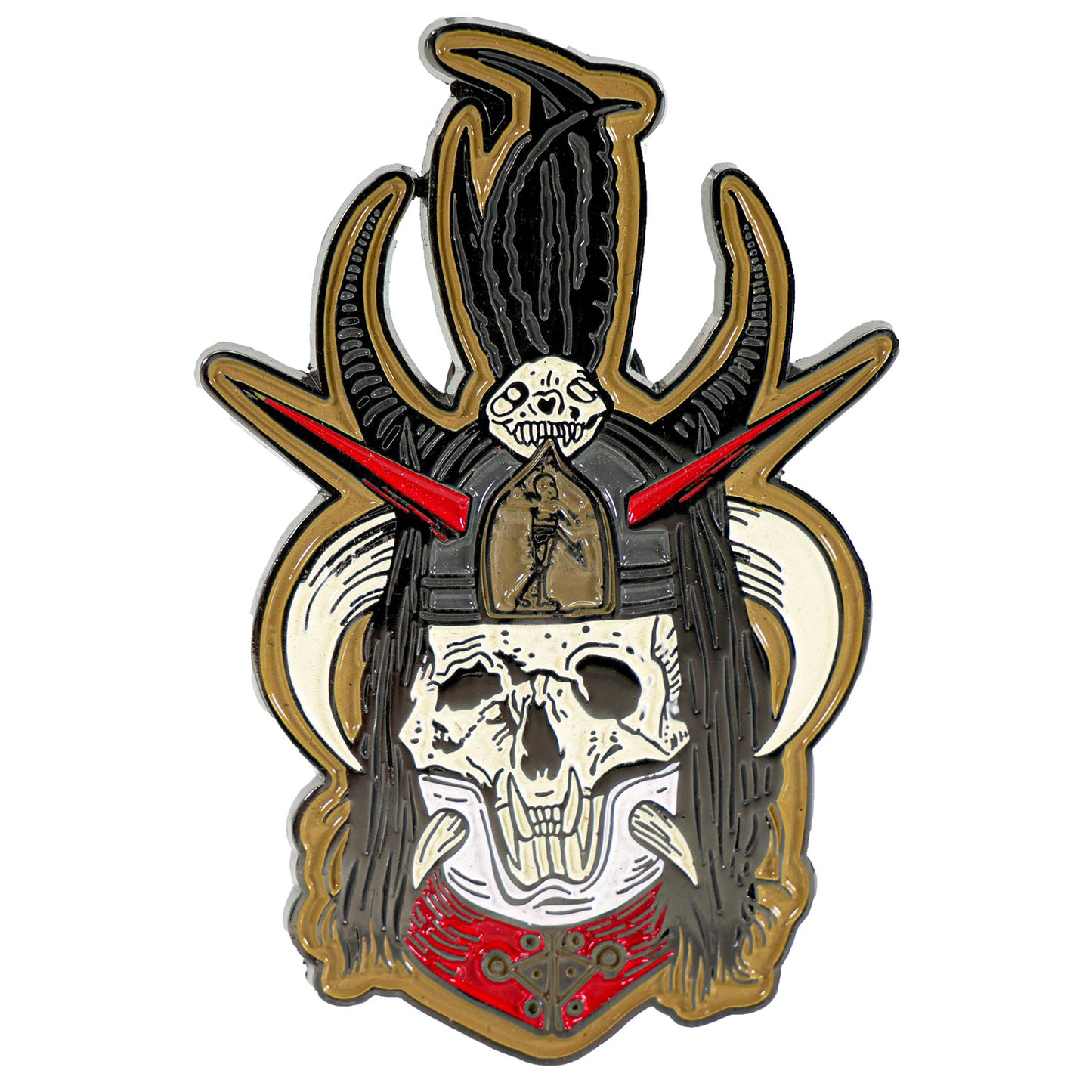 Mastodon Emperor Of Sand Pewter Pin Badge Front