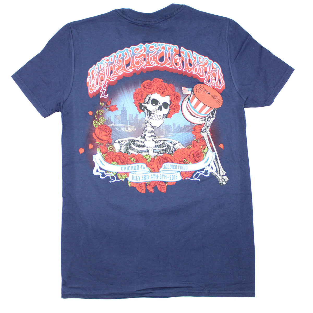 Grateful Dead Fare Thee Well T-shirt Back