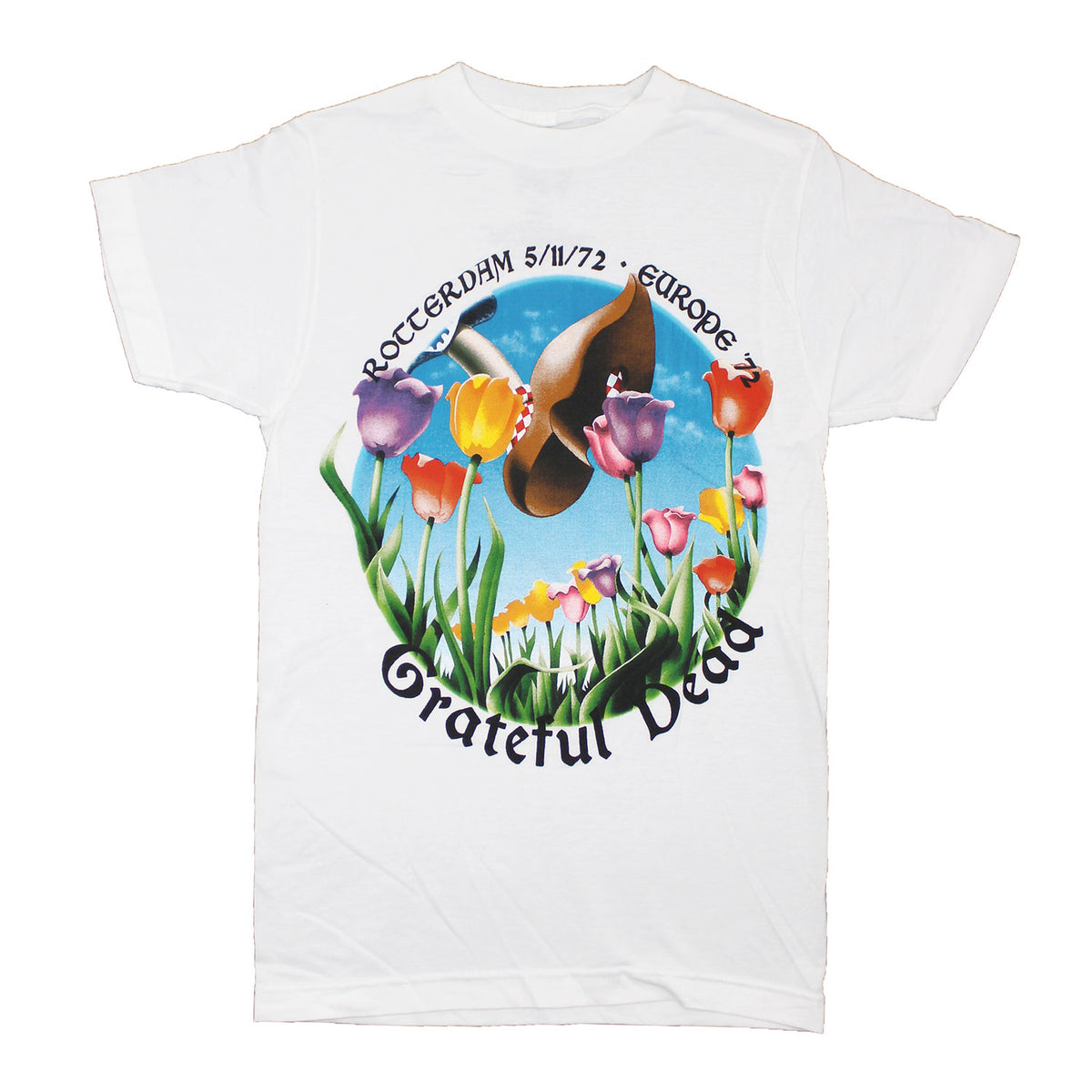 Grateful Dead Rotterdam 5/11/72 Europe '72 T-shirt Front