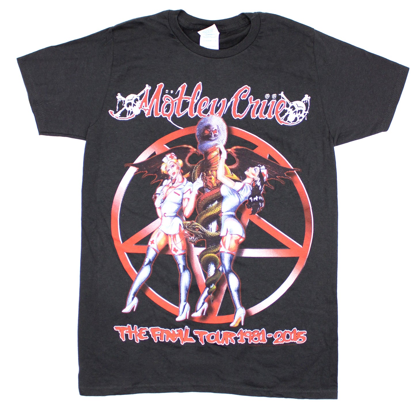 Motley Crue The Final Tour 1981-2015 T-shirt Front
