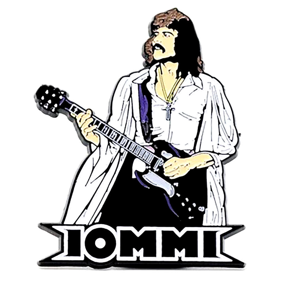 Tony Iommi 70's Enamel Pin Pewter Pin Badge Front