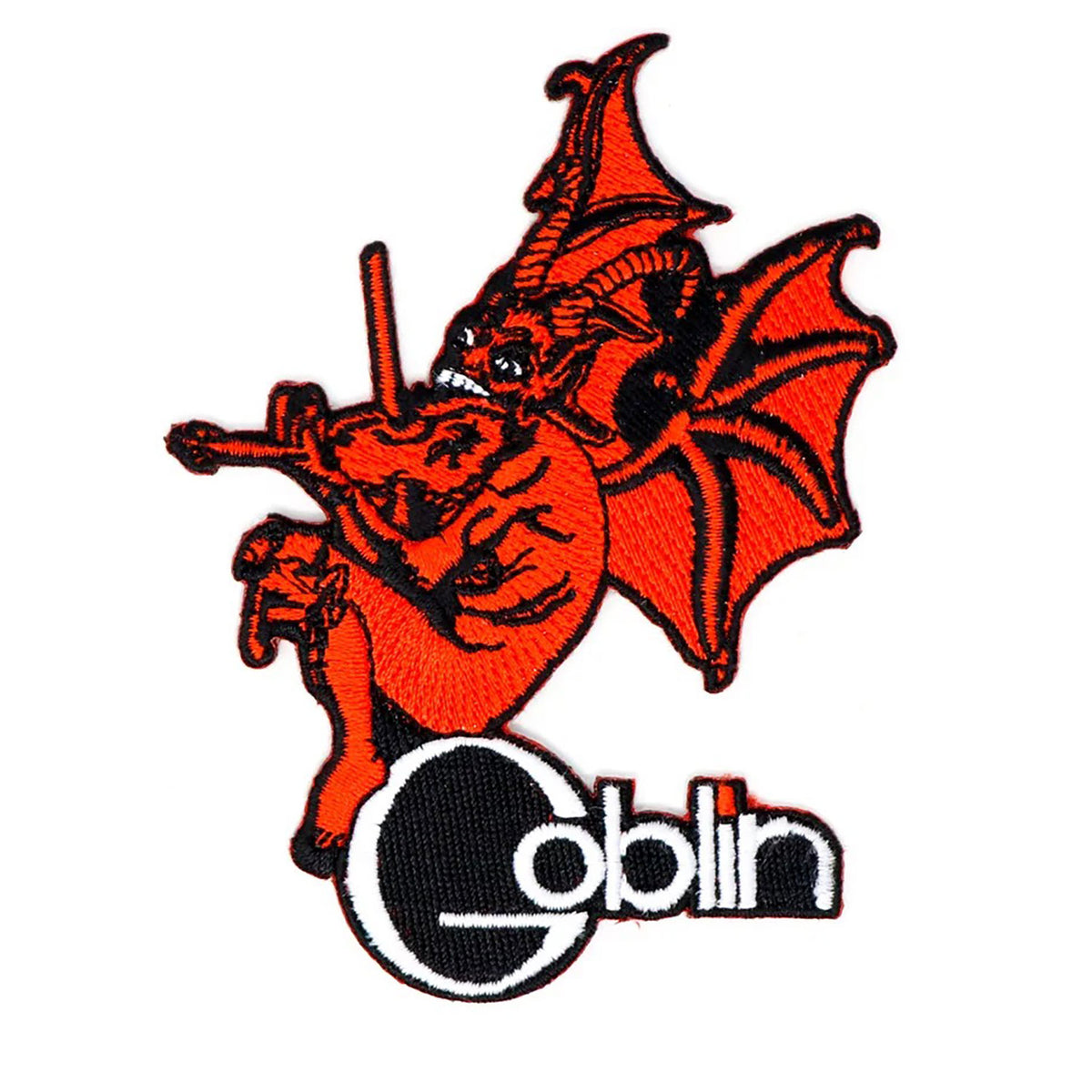 Goblin Iron On Embroidered Patch Front