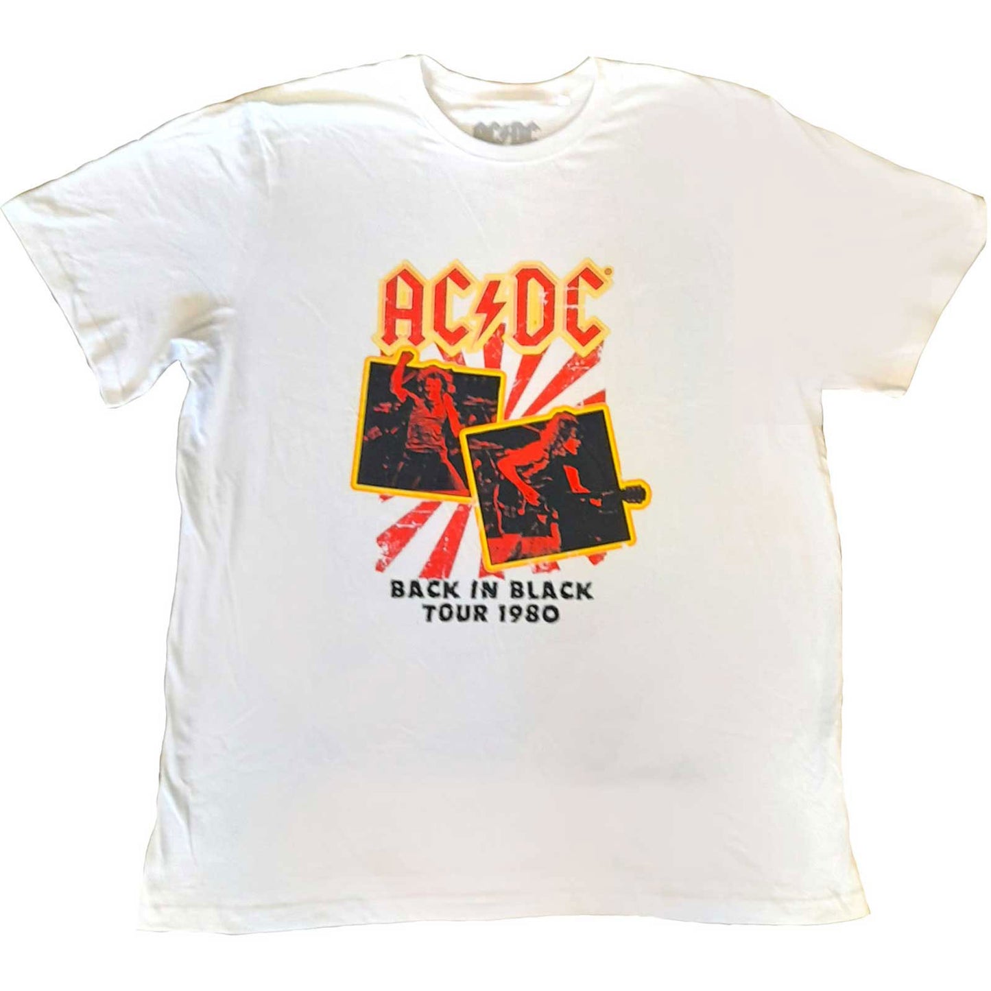 AC/DC Back In Black Tour 1980 T-shirt Front