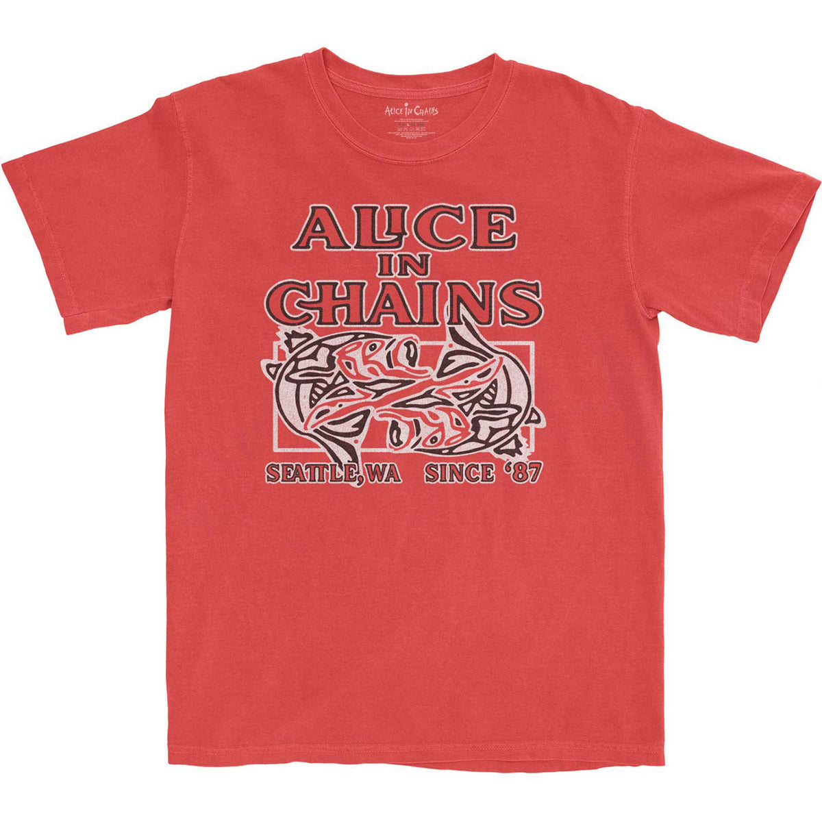 Alice In Chains Totem Fish T-shirt Front