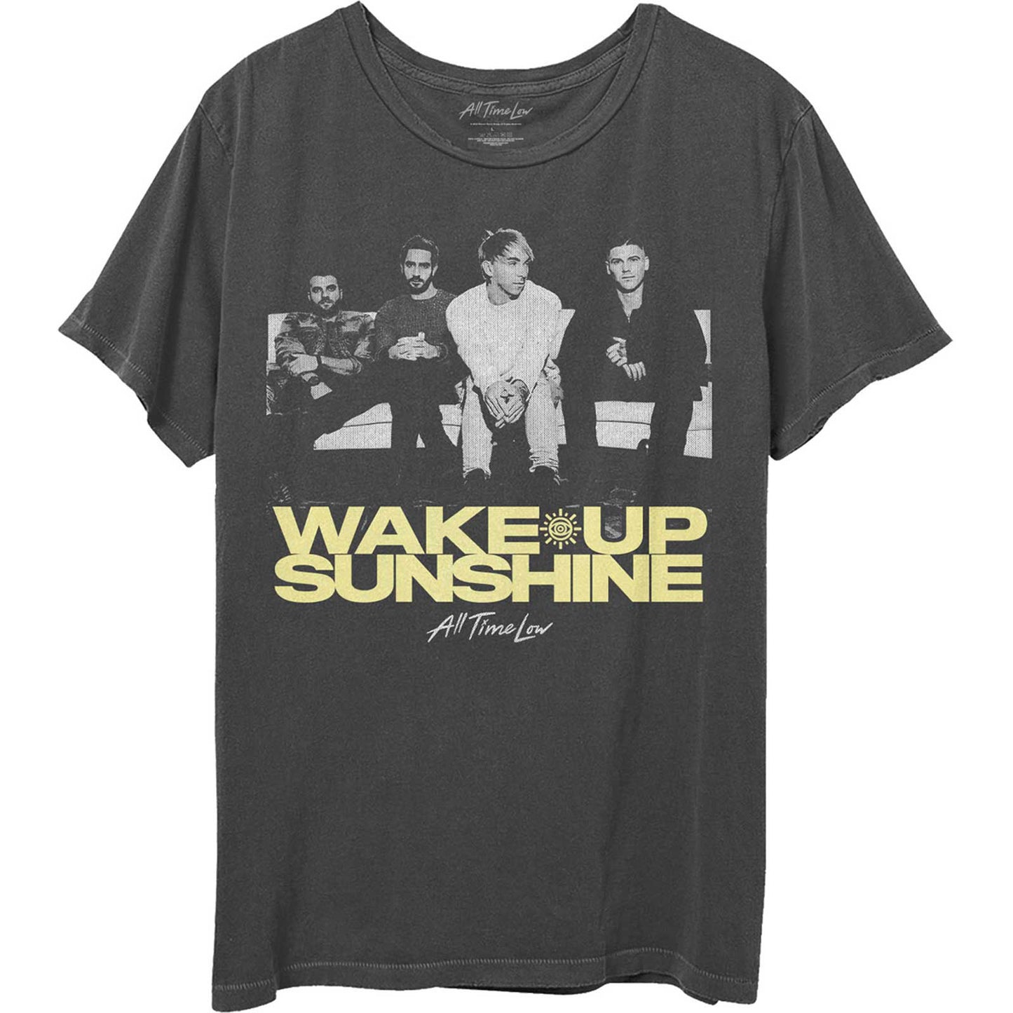 All Time Low Faded Wake Up Sunshine T-shirt Front