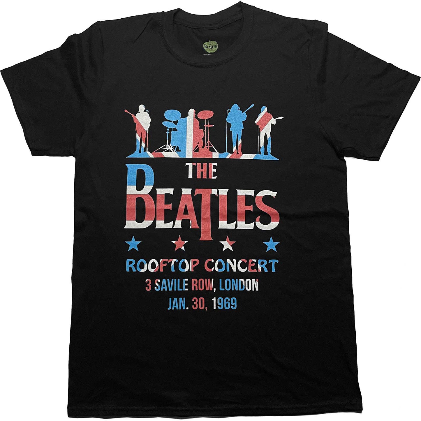 Beatles Drop T Rooftop Flag T-shirt Front