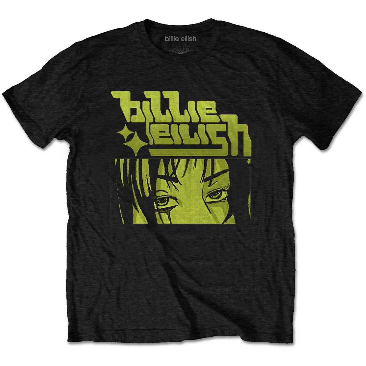 Billie Eilish Anime Logo T-shirt Front