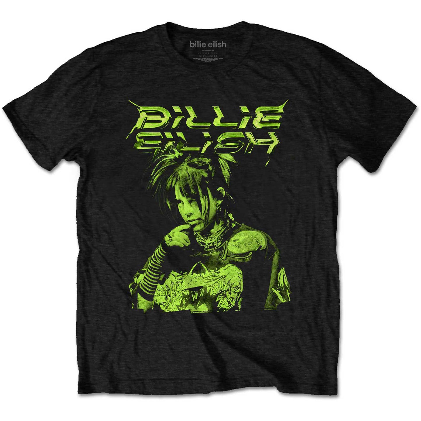 Billie Eilish Illustration T-shirt Front