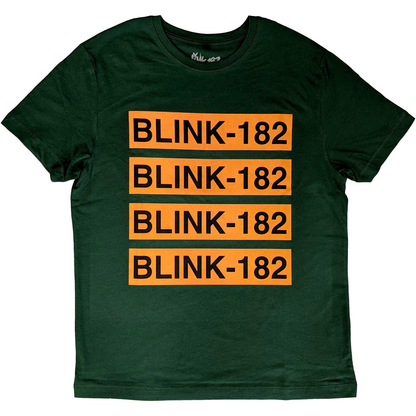 Blink 182 Logo Repeat T-shirt Front