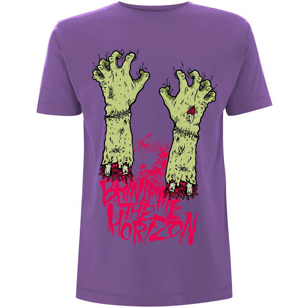 Bring Me The Horizon Zombie Hands T-shirt Front