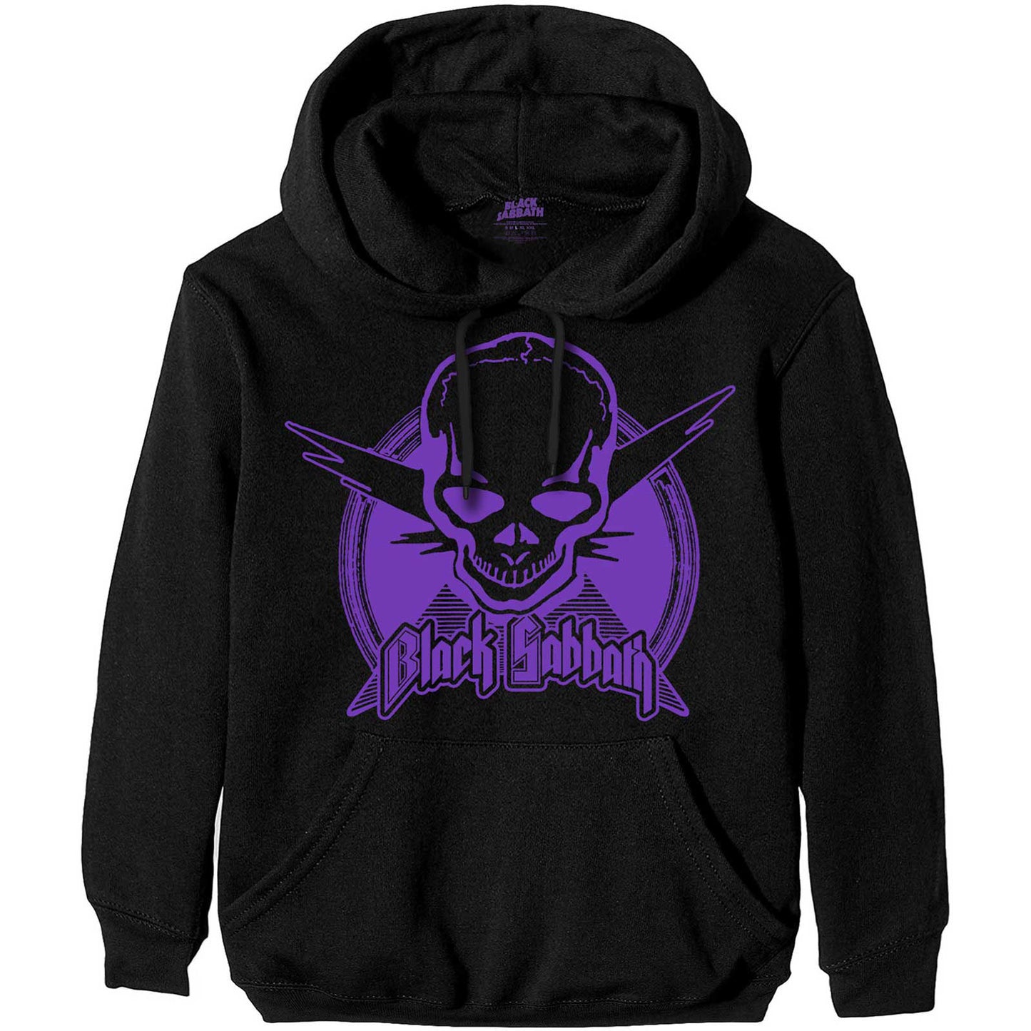 Black Sabbath Aviation Skull Hooded Sweatshirt Front