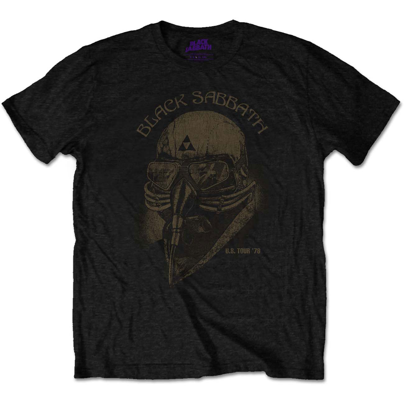 Black Sabbath Us Tour 1978 T-shirt Front