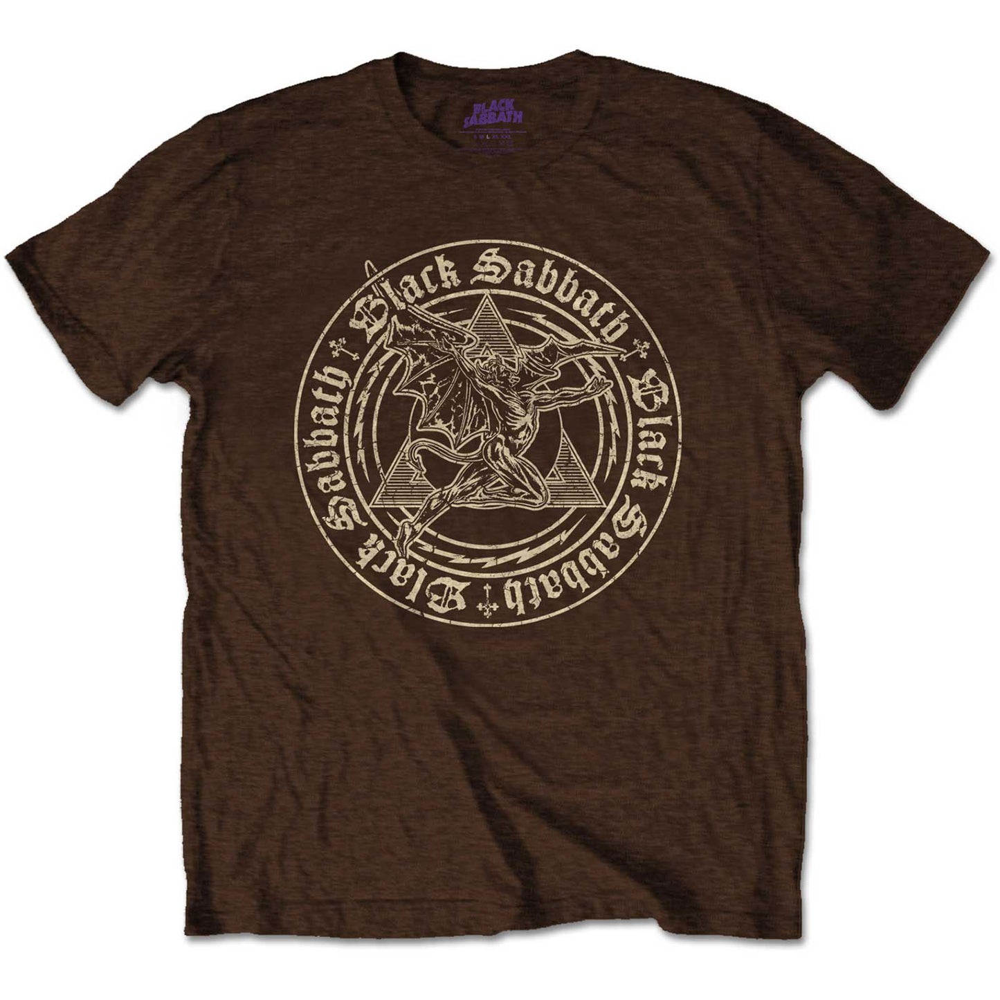 Black Sabbath Henry Pyramid Emblem T-shirt Front
