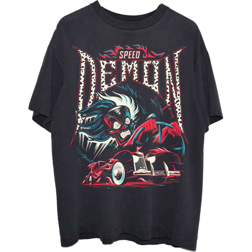 Disney 101 Dalmations Cruella Speed Demon T-shirt Front