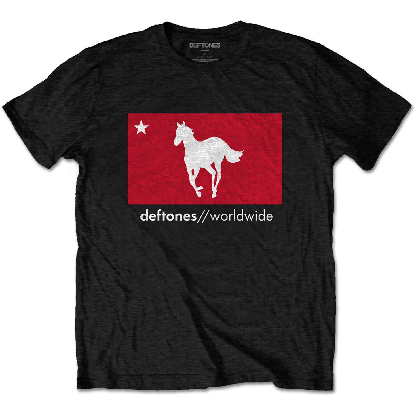 Deftones Star & Pony T-shirt Front