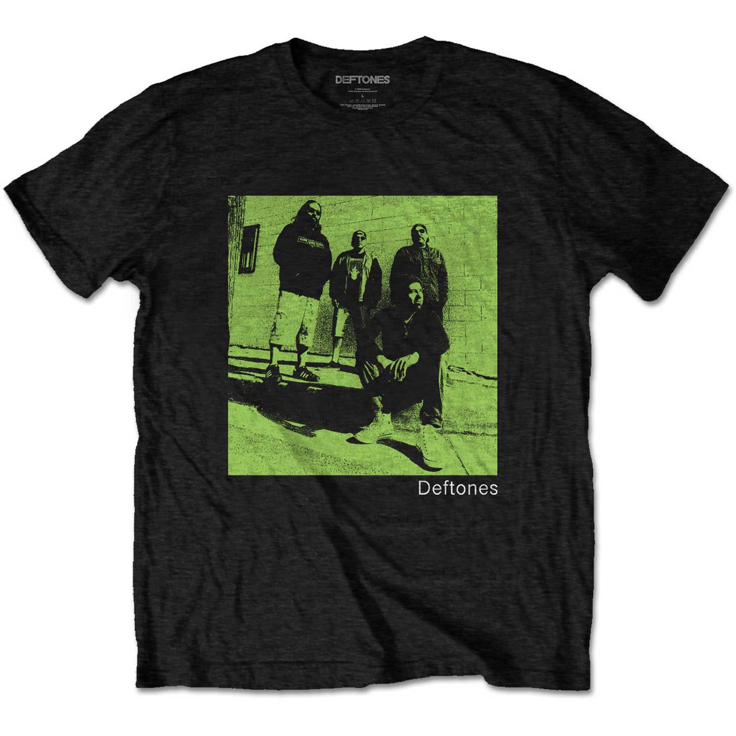 Deftones Green Photo T-shirt Front