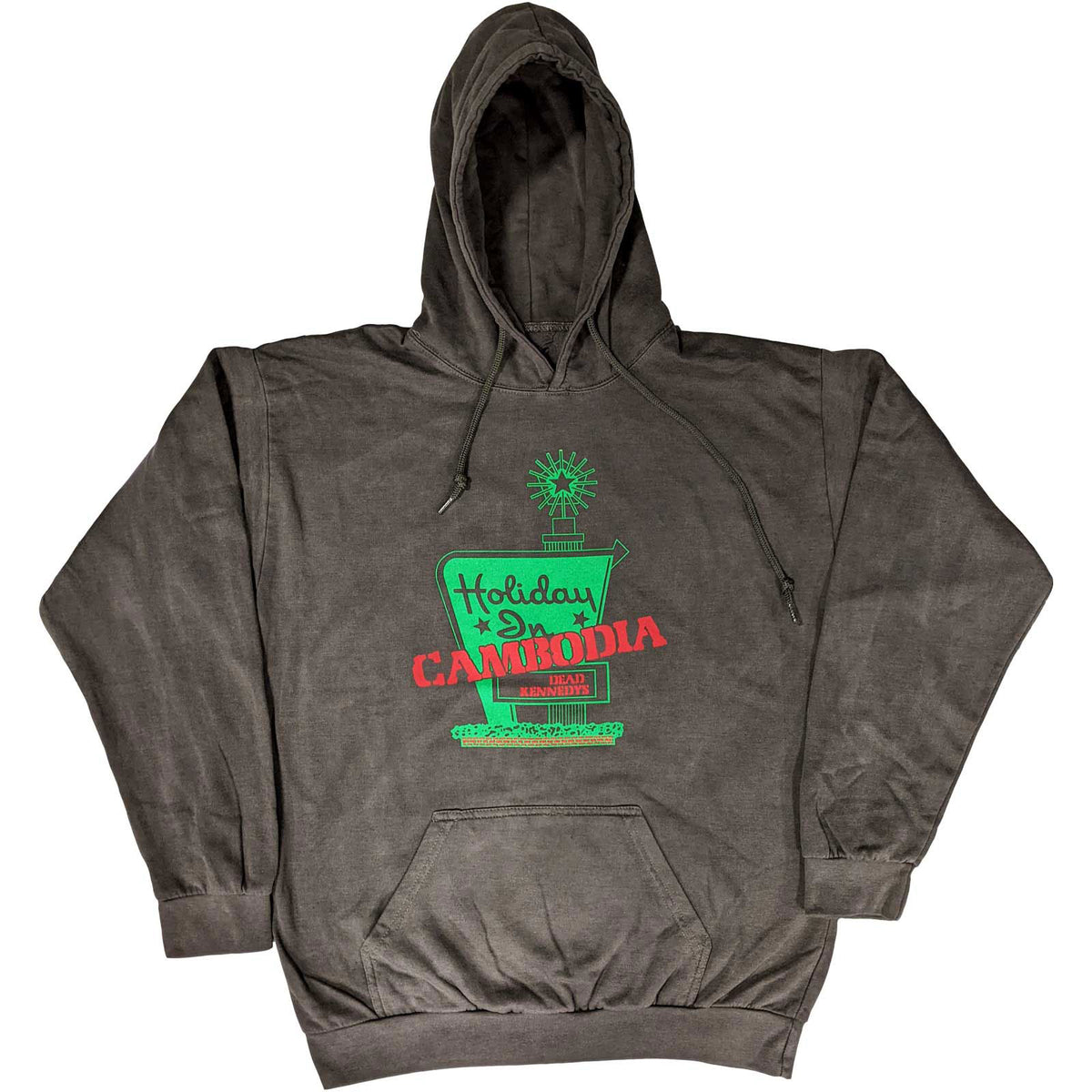 Dead Kennedys Holiday In Cambodia Hooded Sweatshirt Front