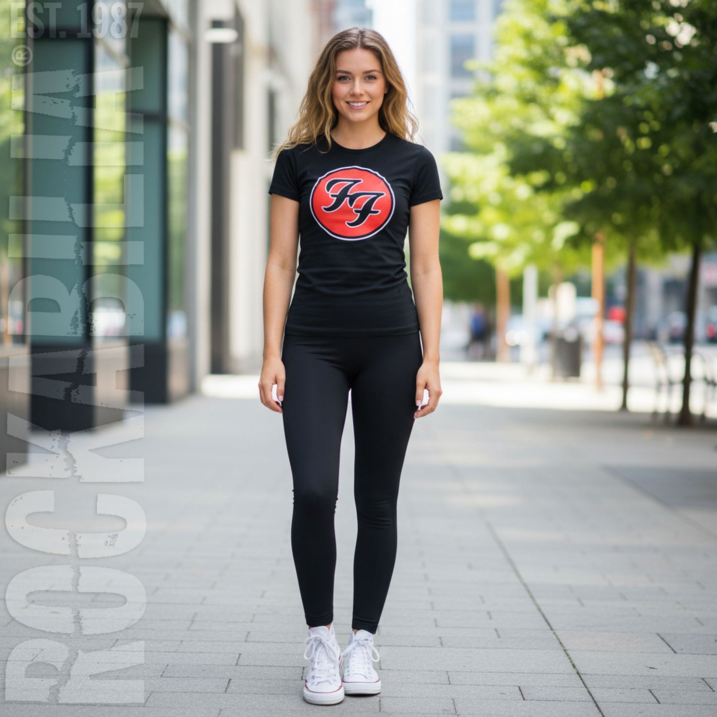 Foo Fighters Ff Logo Junior Top Alt 2