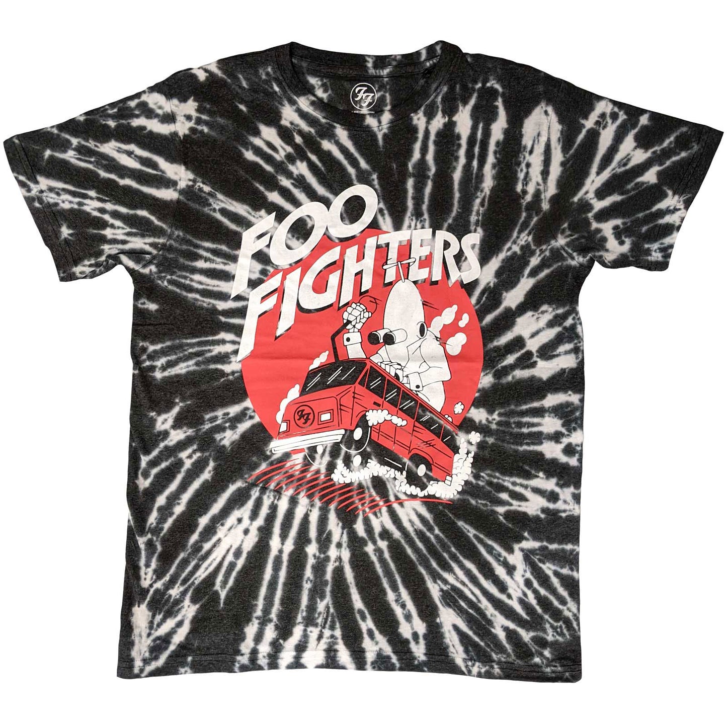Foo Fighters Speeding Bus T-shirt Front