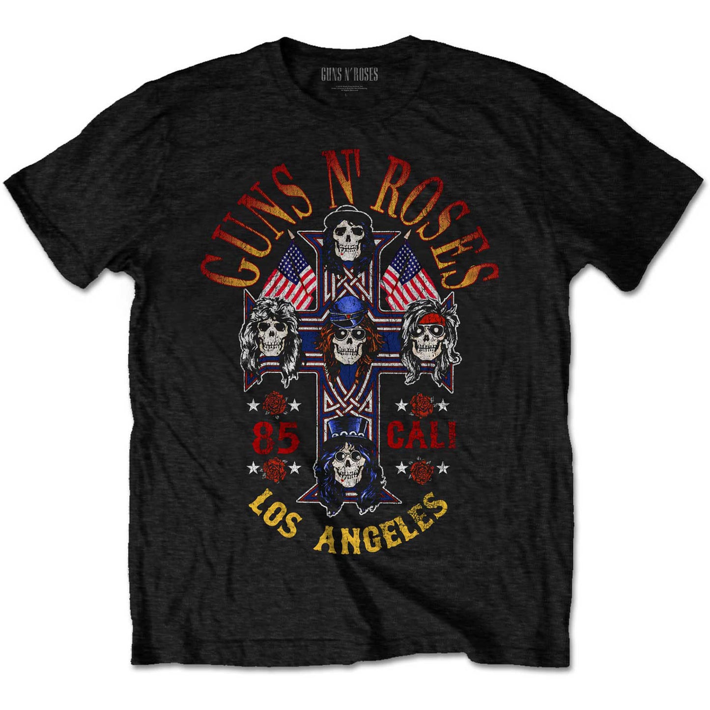 Guns N Roses Cali' '85 T-shirt Front