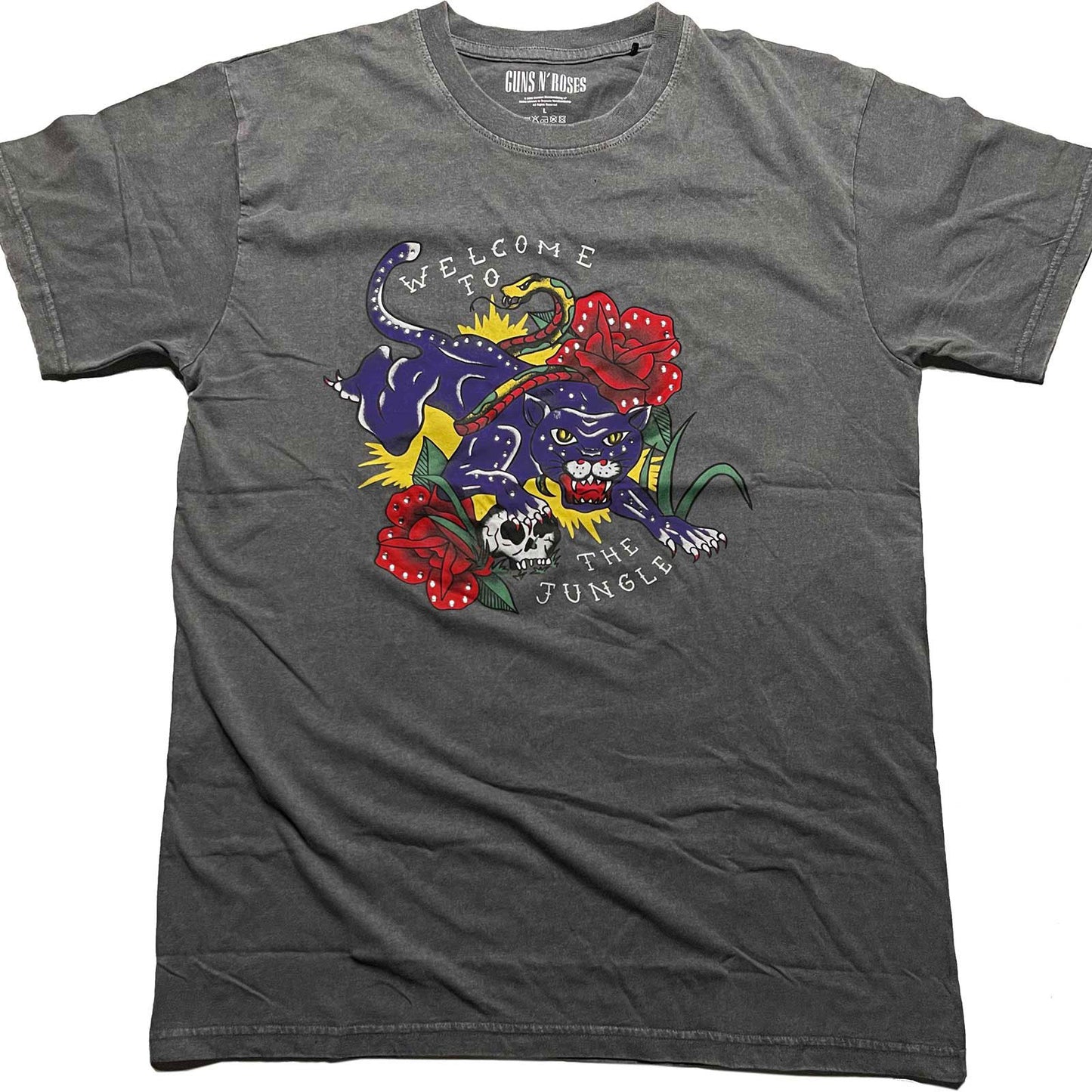 Guns N Roses Welcome To The Jungle T-shirt Front