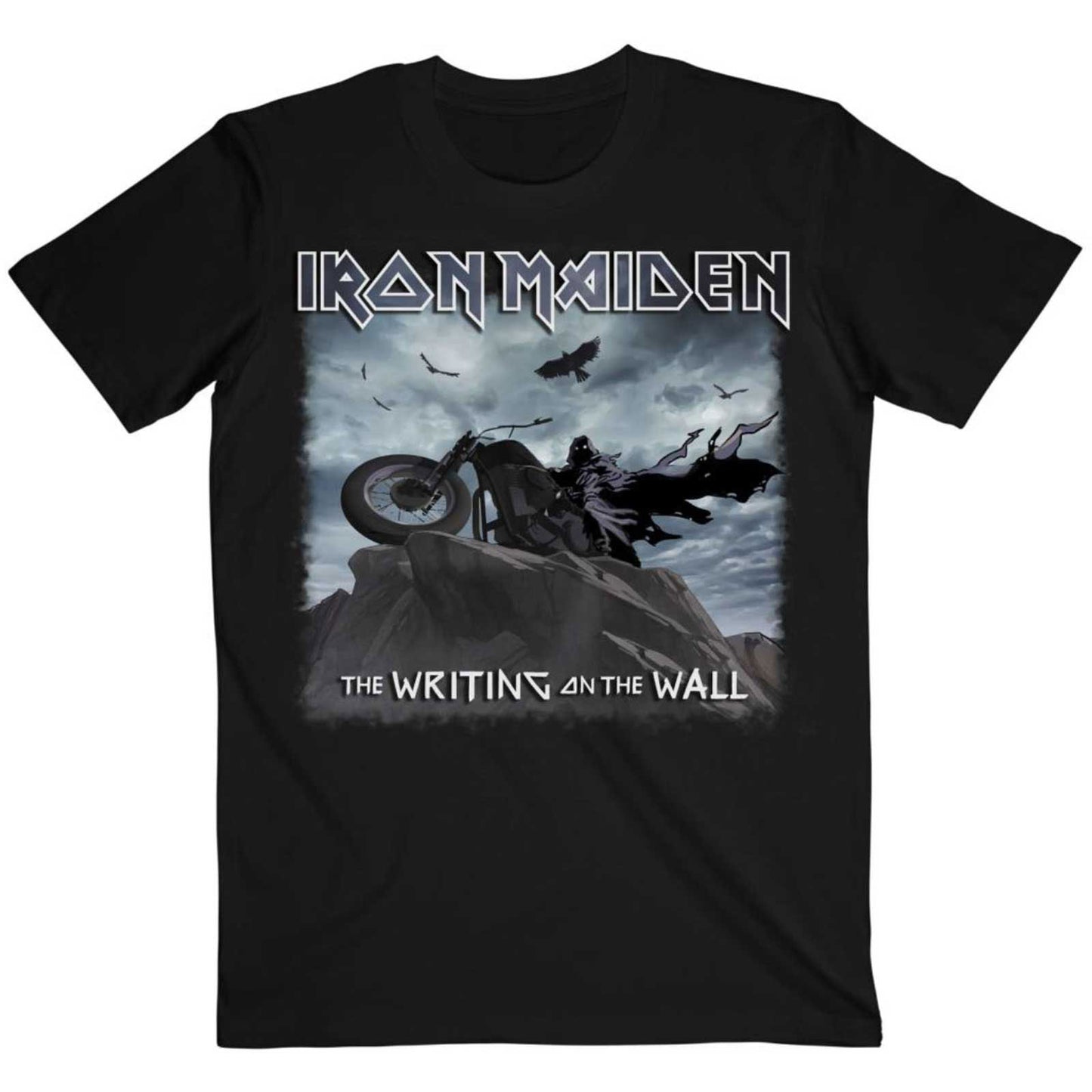Iron Maiden The Writing On The Wall Single Cover T-shirt Front