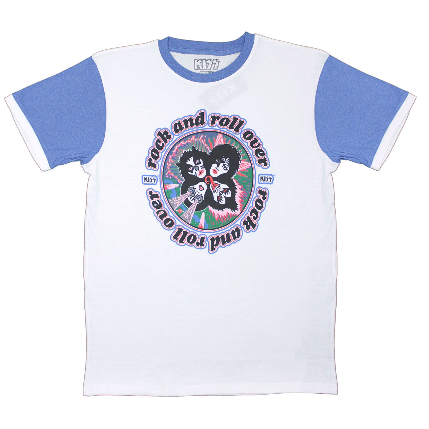 KISS Rock And Roll Over Baseball Jersey Front
