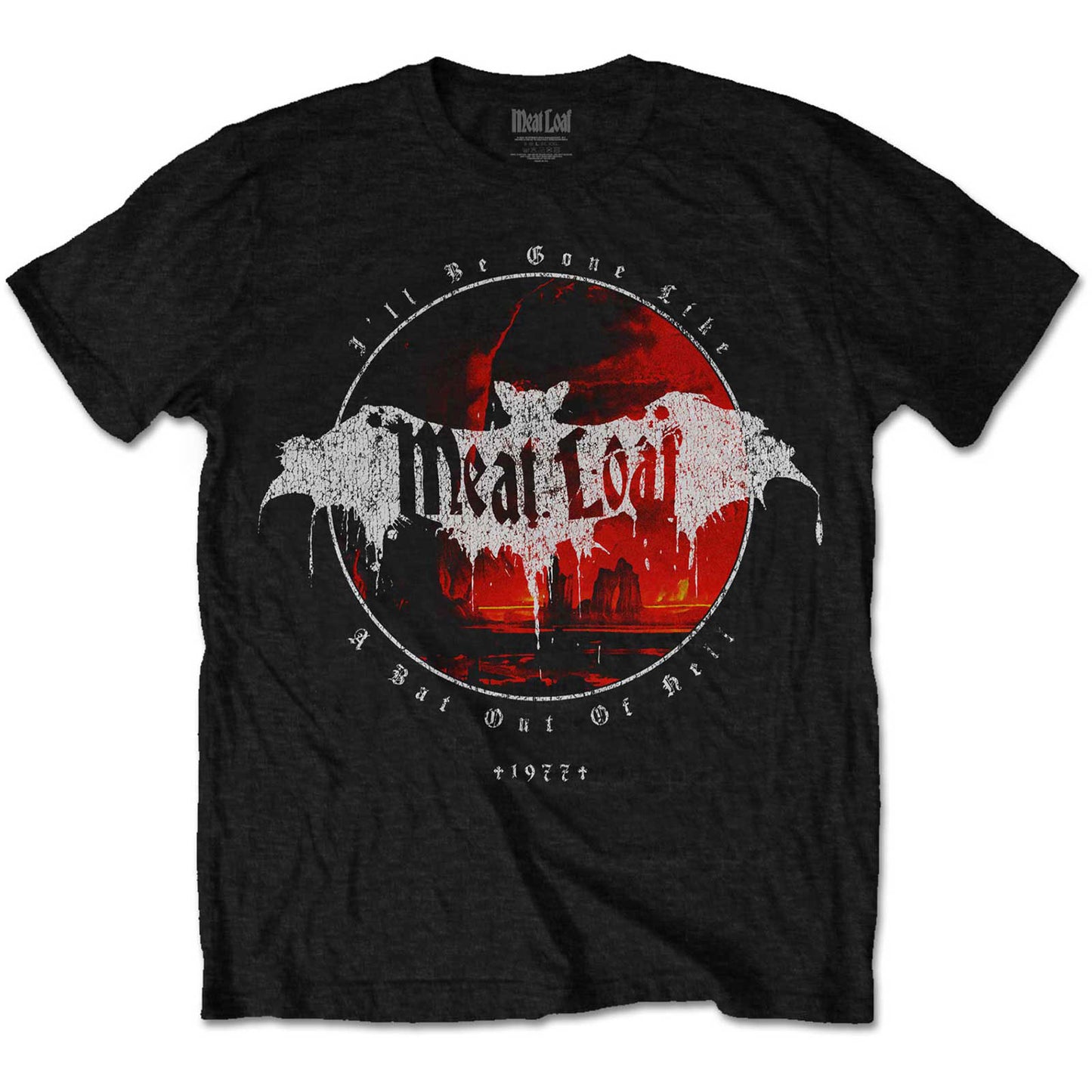 Meatloaf I'll Be Gone T-shirt Front