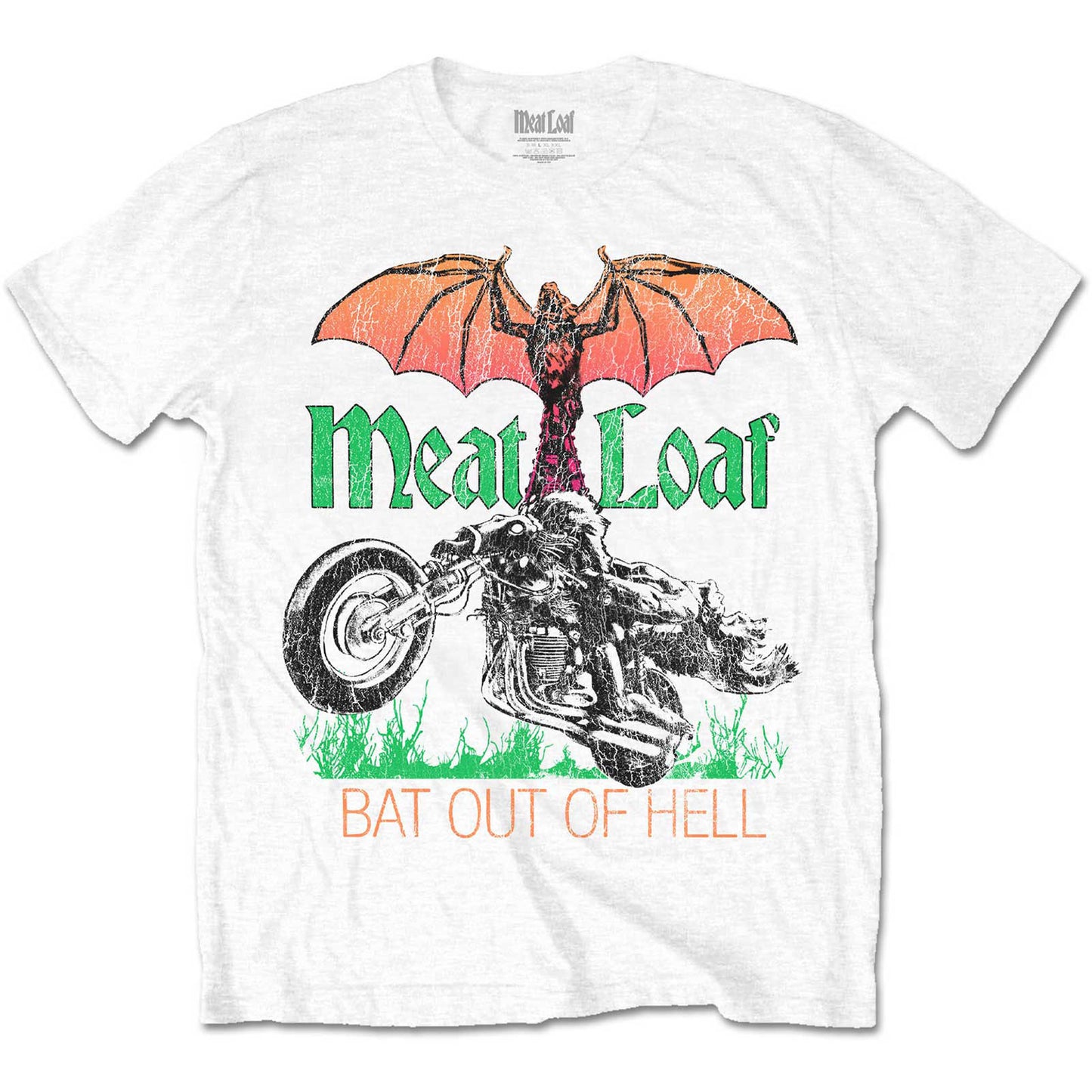 Meatloaf Bat Out Of Hell T-shirt Front