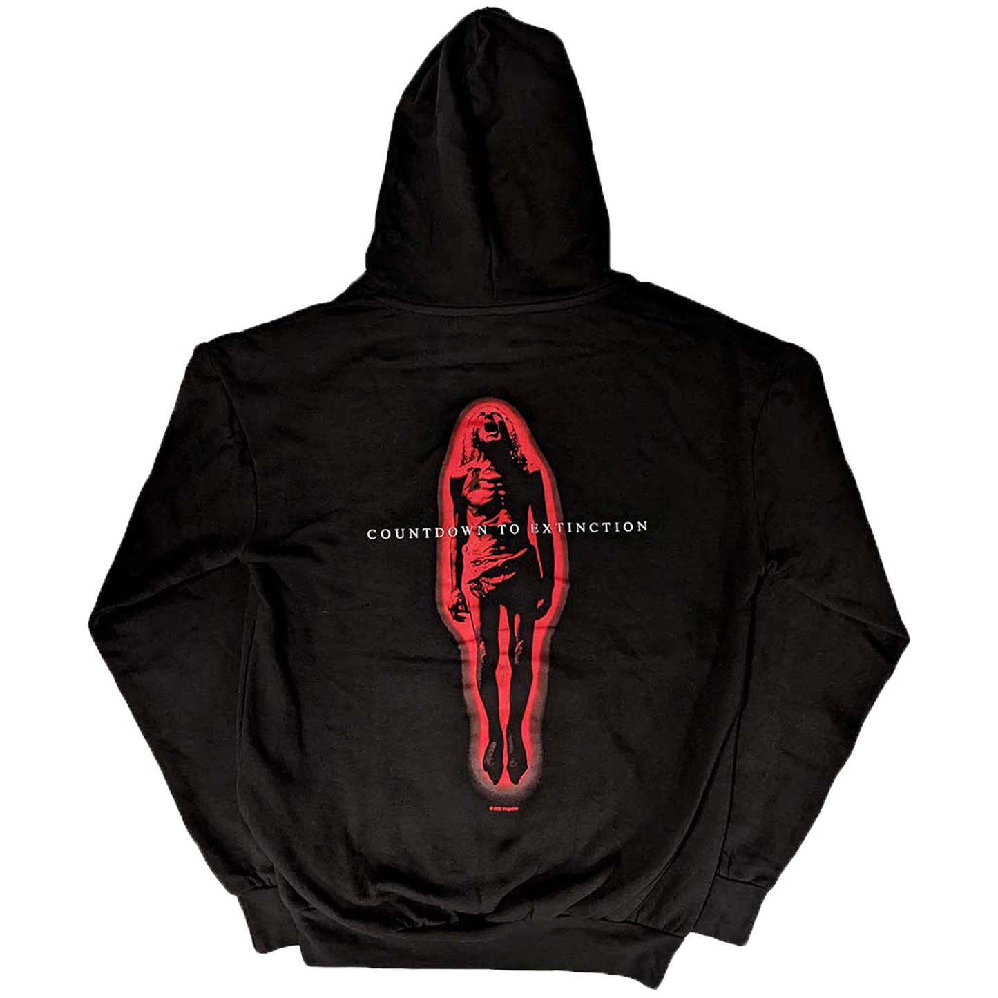 Megadeth Countdown To Extinction Hooded Sweatshirt Back