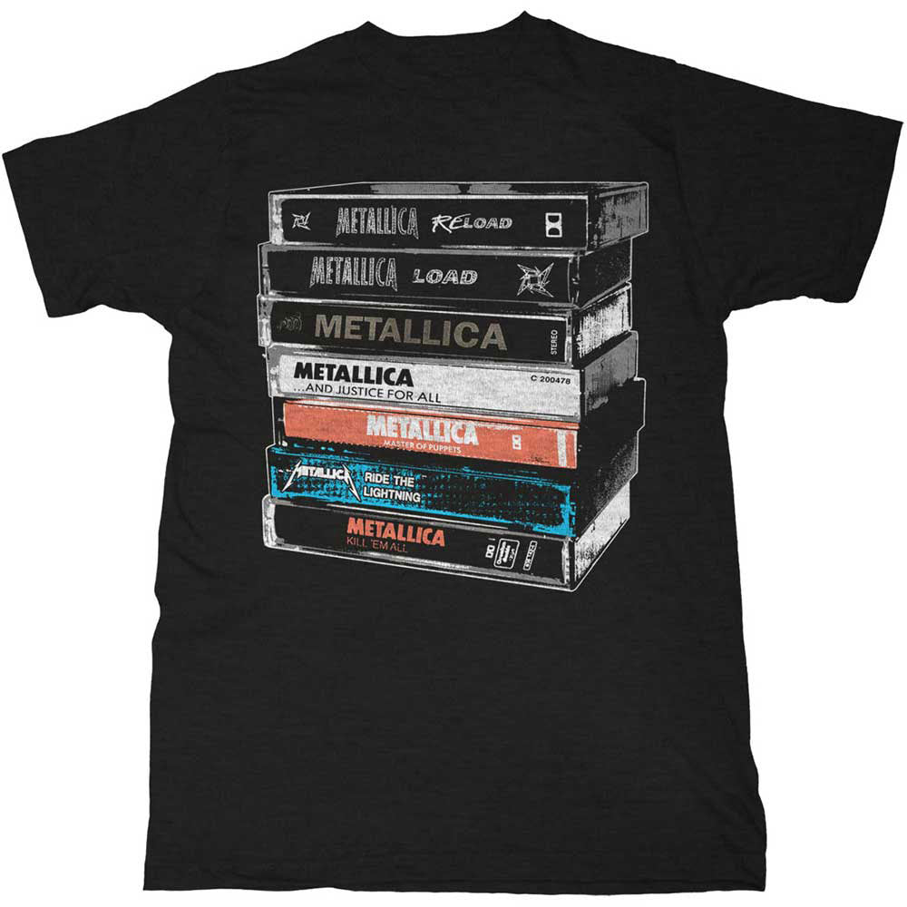 Metallica Cassette T-shirt Front