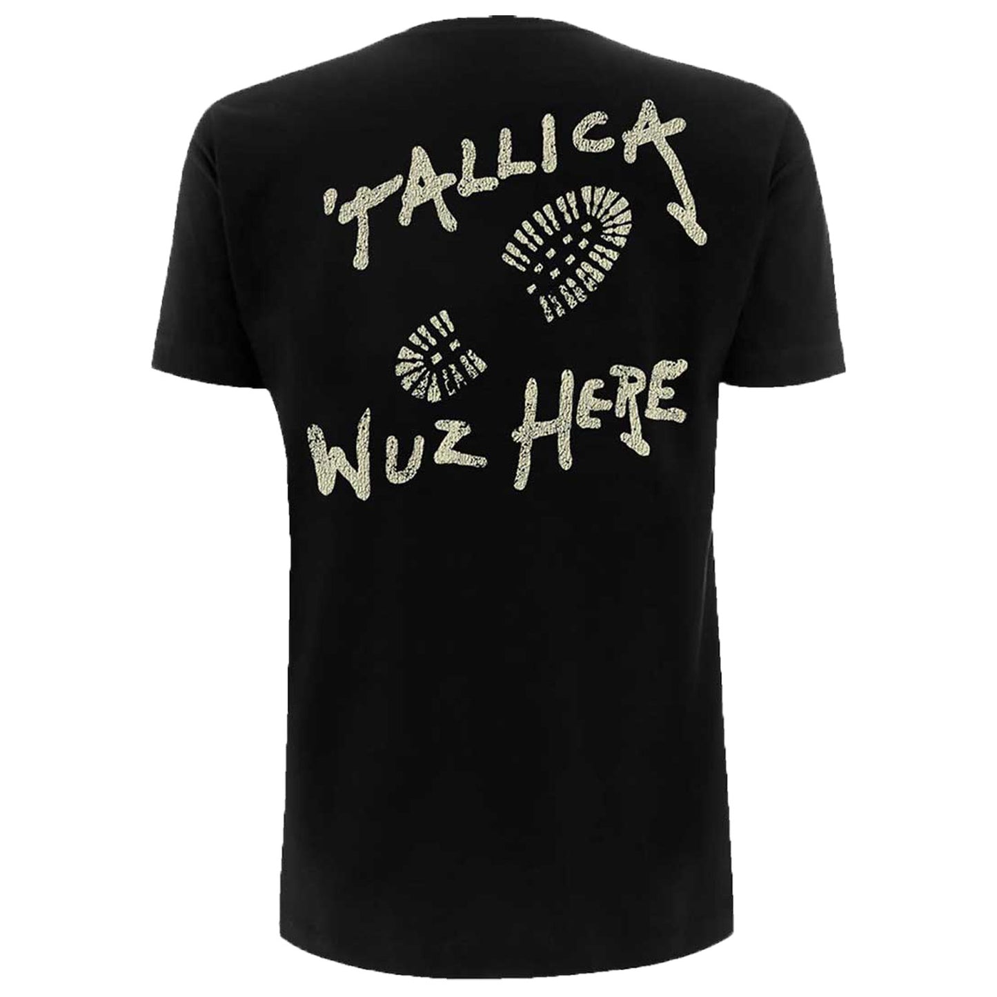 Metallica Wuz Here T-shirt Back