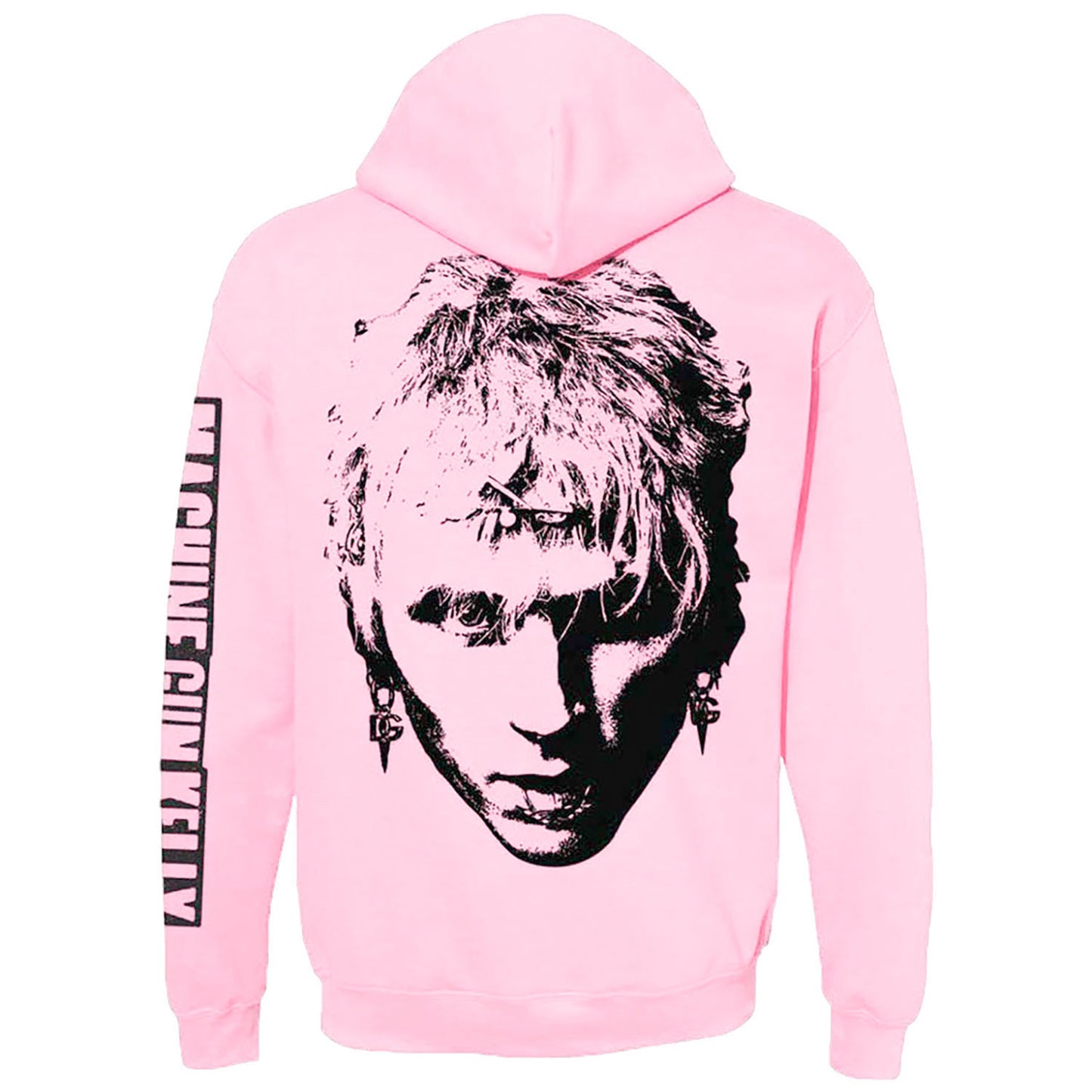 Machine Gun Kelly (Music) Pink Face Hooded Sweatshirt Back