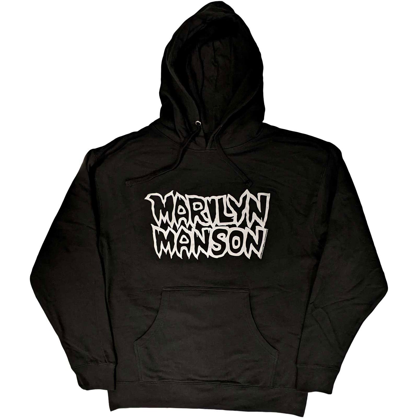 Marilyn Manson Classic Logo Hooded Sweatshirt Front