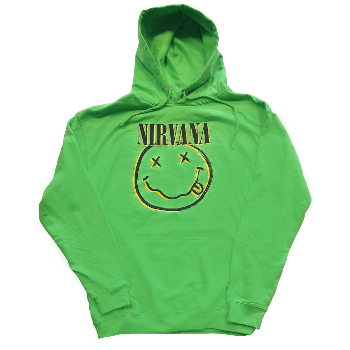 Nirvana Inverse Smiley Hooded Sweatshirt Front