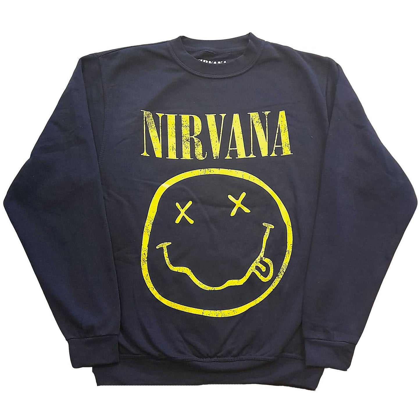 Nirvana Yellow Smiley Sweatshirt Front