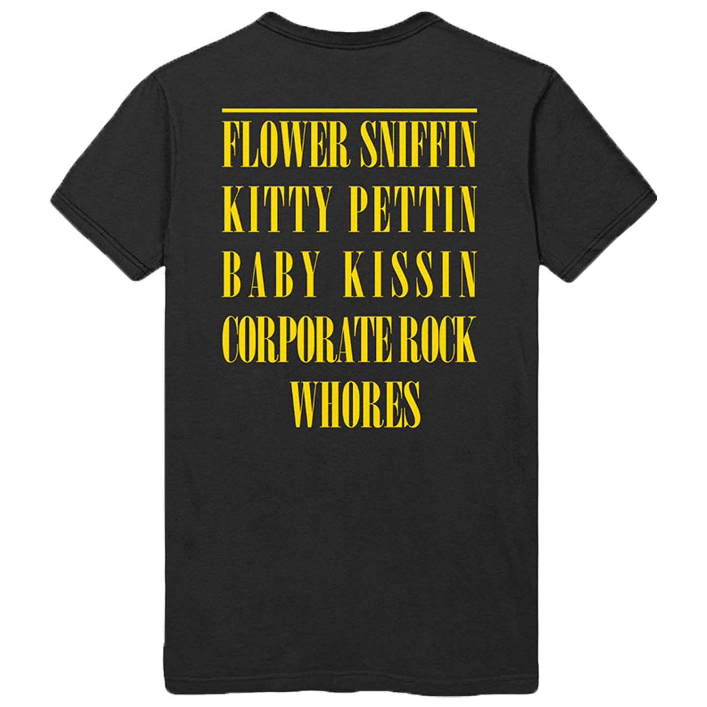 Nirvana Flower Sniffin T-shirt Back