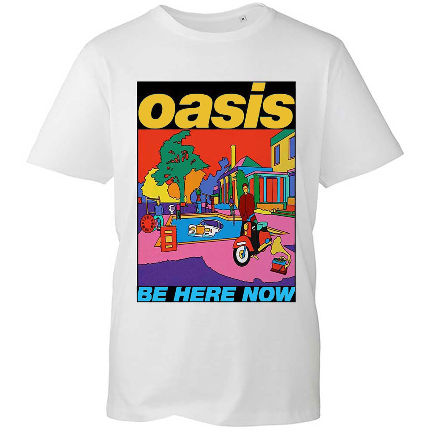 Oasis Be Here Now Illustration T-shirt Front