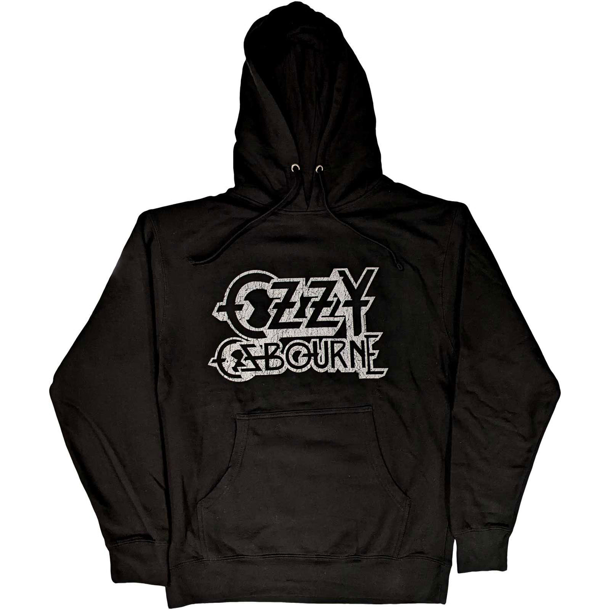 Ozzy Osbourne Vintage Logo Hooded Sweatshirt Front