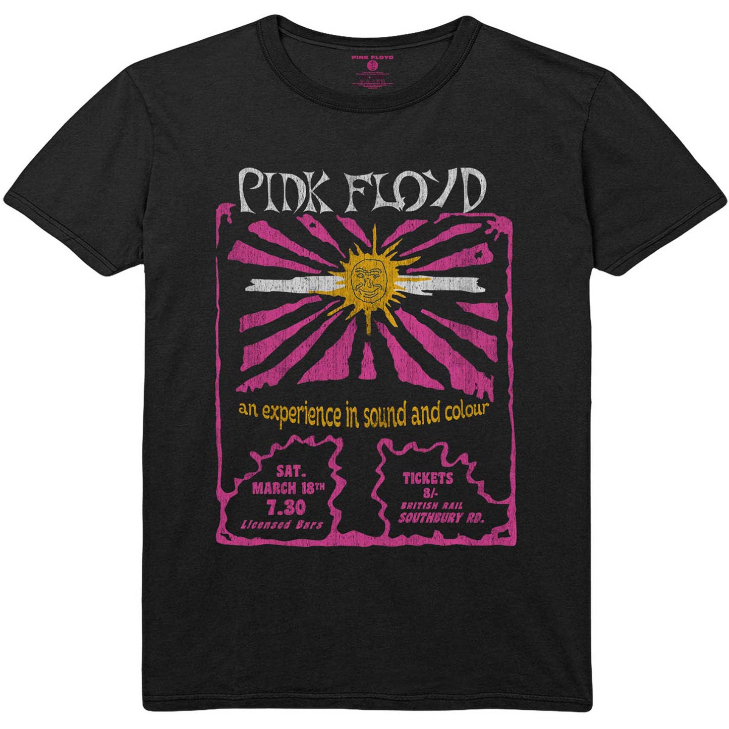 Pink Floyd Sound & Colour T-shirt Front