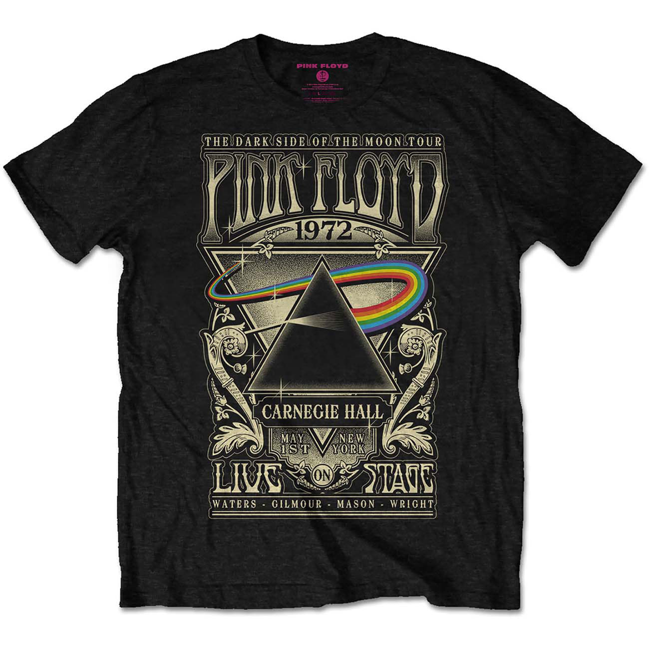 Pink Floyd Carnegie Hall Poster T-shirt Front