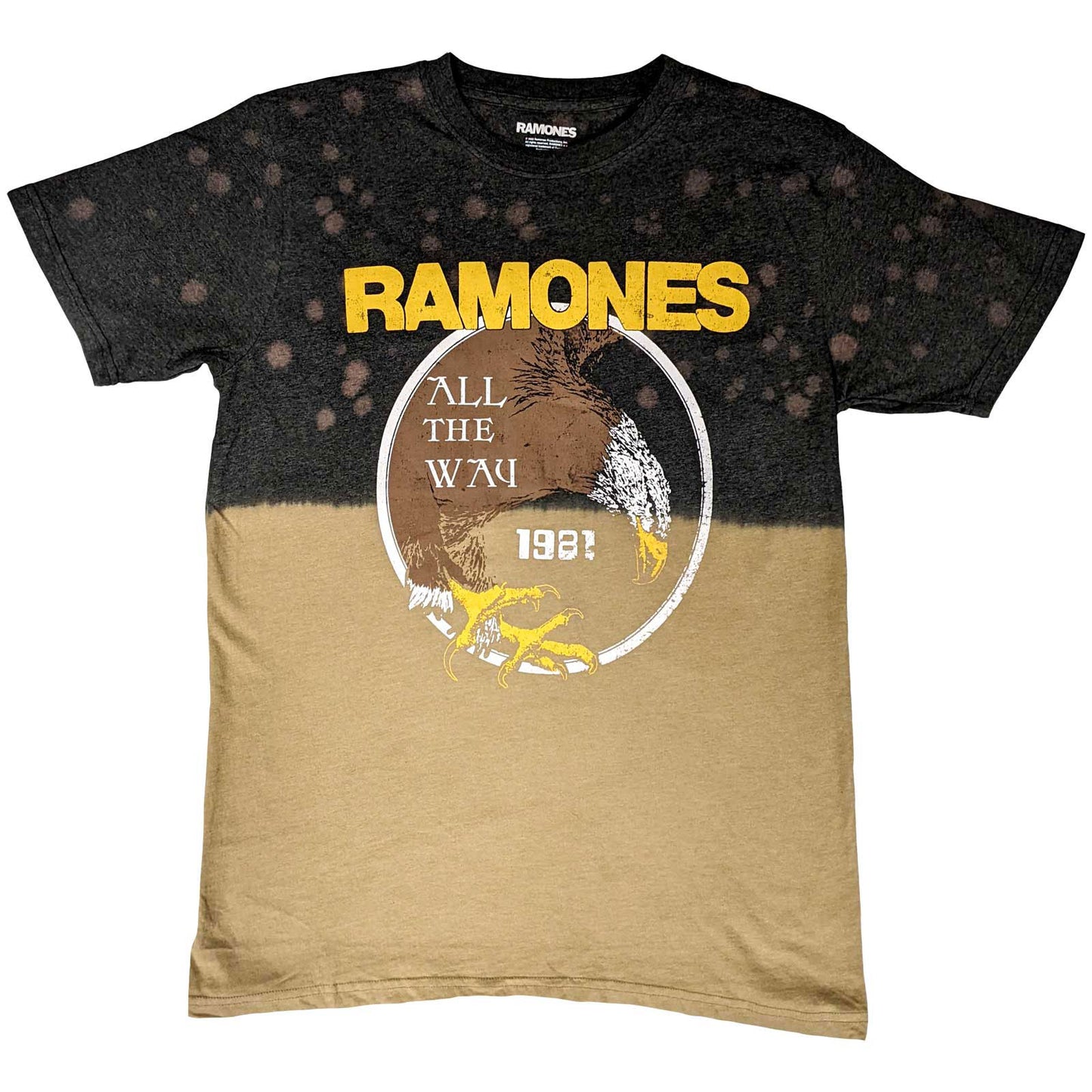Ramones All The Way T-shirt Front