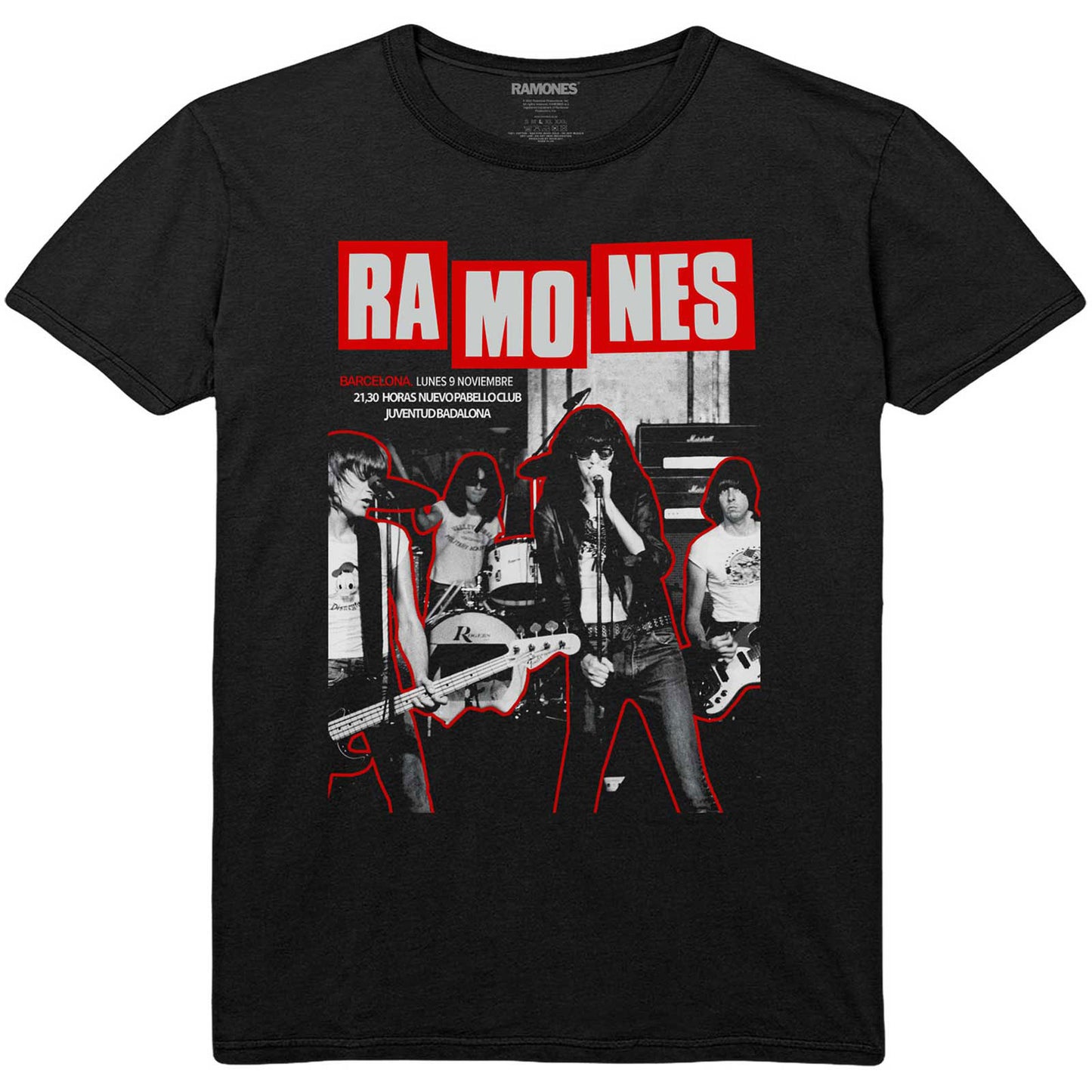 Ramones Barcelona T-shirt Front