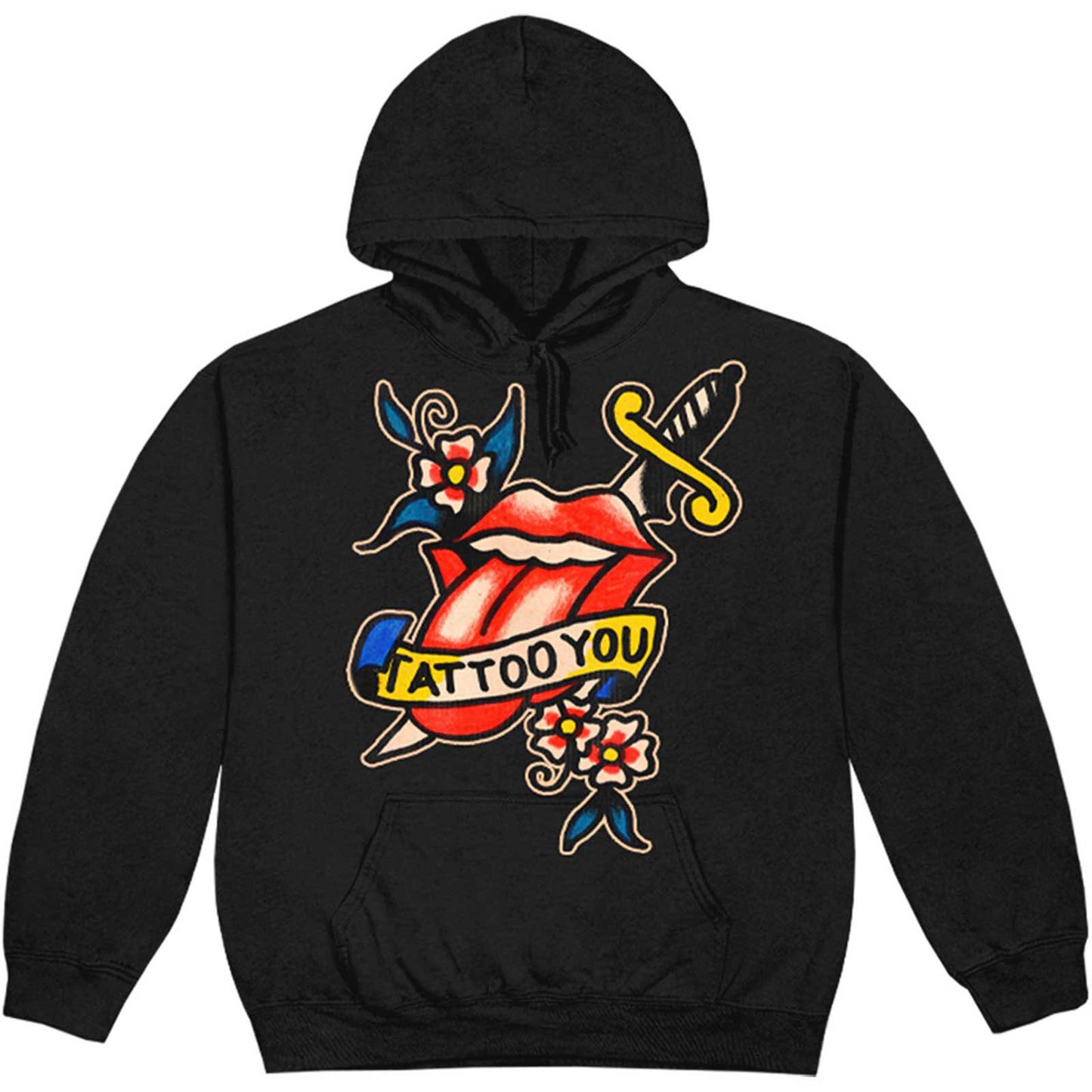 Rolling Stones Tattoo You Lick Hooded Sweatshirt Front