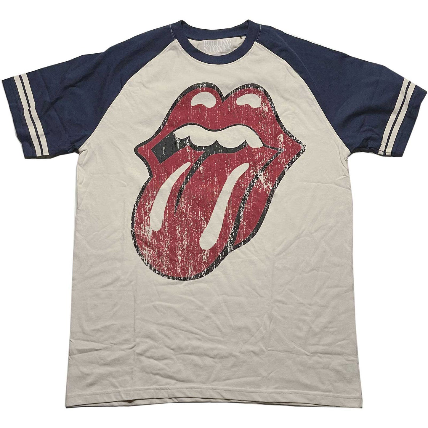 Rolling Stones Lick Baseball Jersey Front