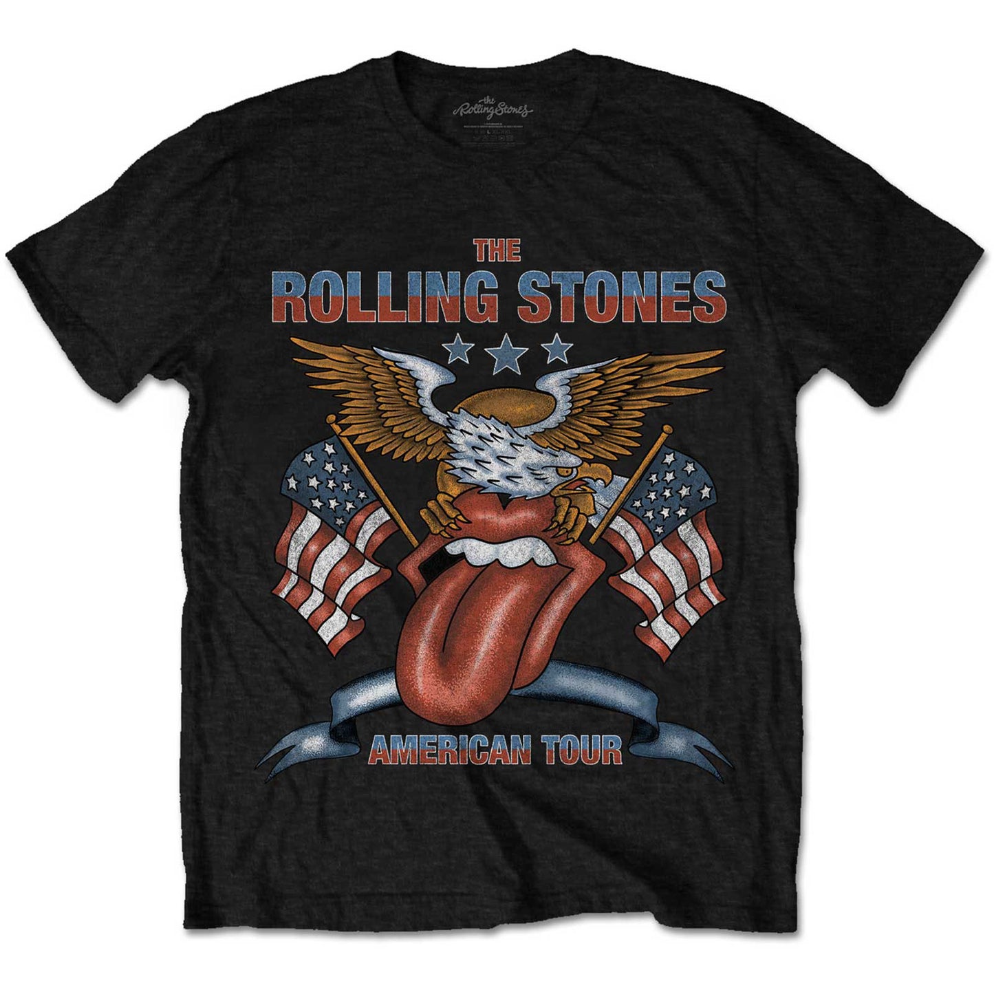 Rolling Stones Usa Tour Eagle T-shirt Front