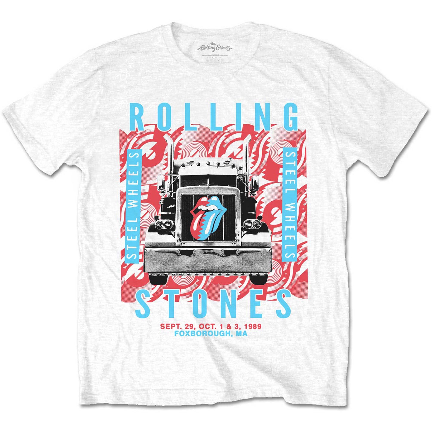 Rolling Stones Steel Wheels T-shirt Front