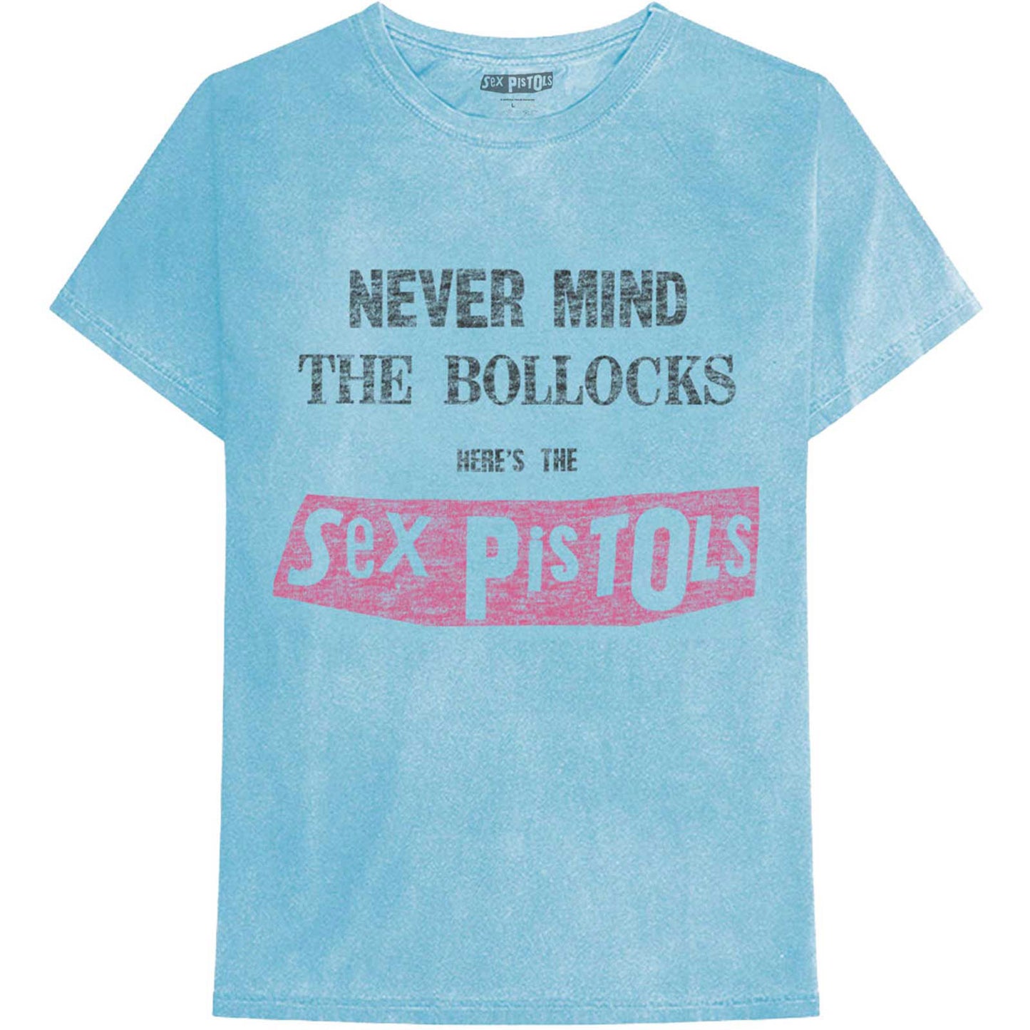 Sex Pistols Never Mind The Bollocks Distressed T-shirt Front