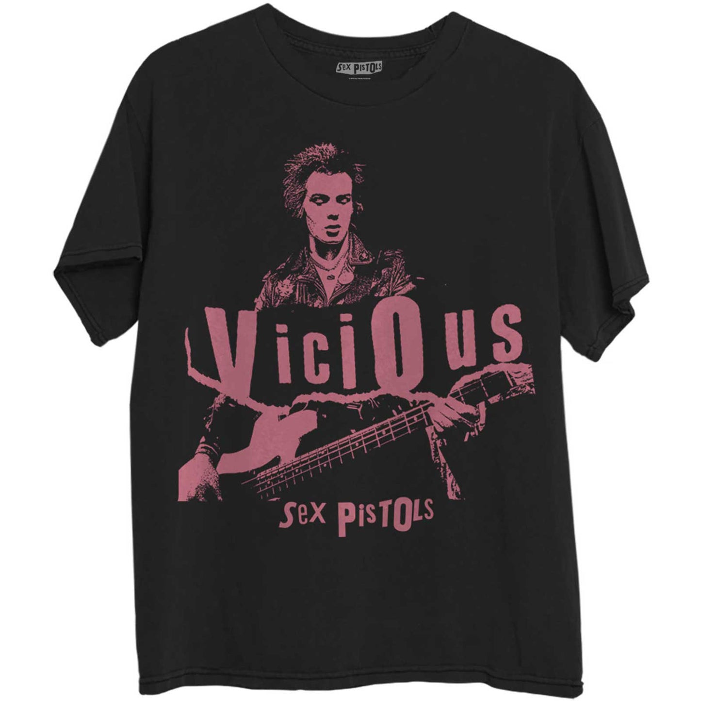 Sex Pistols Sid Photo T-shirt Front