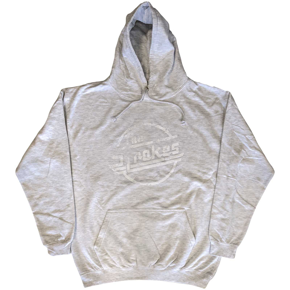 Strokes Distressed Magna Mono Hooded Sweatshirt Front